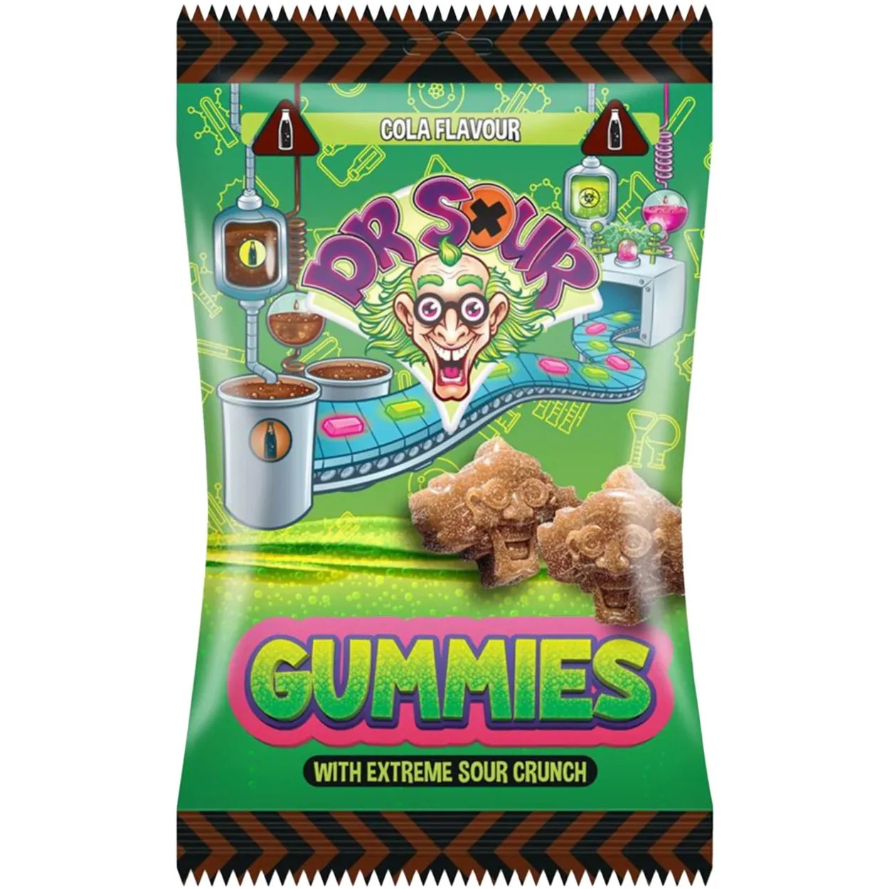 8717371584146DR-1 Dr. Sour Gummies Cola (200g)