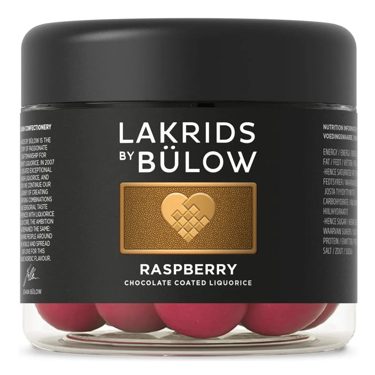 5710858010285BUL-1 Lakrids by Bülow Raspberry - Himbeere (125g)