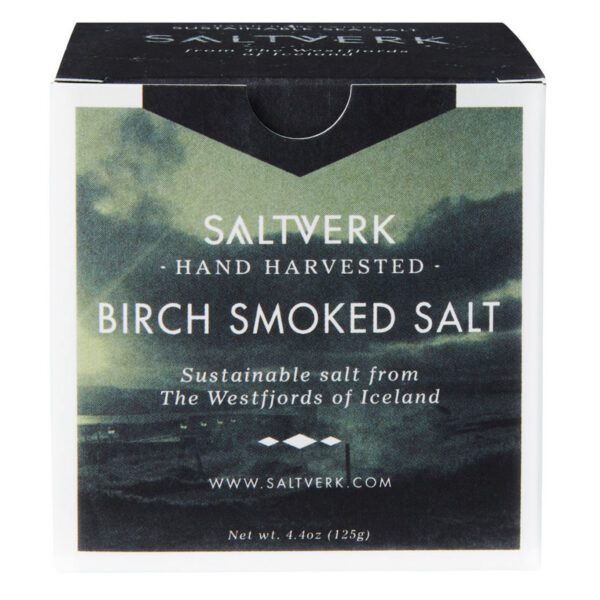 SALTVERK BIRCH SMOKED SALT - Rauchsalz Birke - BOX (125g)