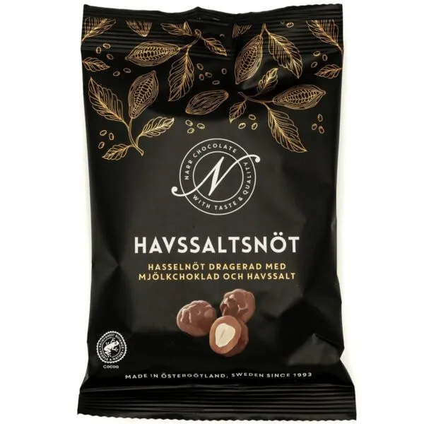 Narr Havssaltsnöt - Haselnüsse umhüllt von Milchschokolade (100g)