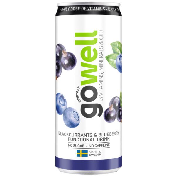 gowell - Drink - Blackcurrants & Blueberry Vitamin Drink (330ml)