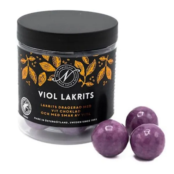NARR Viol Lakrits - Veilchenlakritz weiße Schokolade (150g)