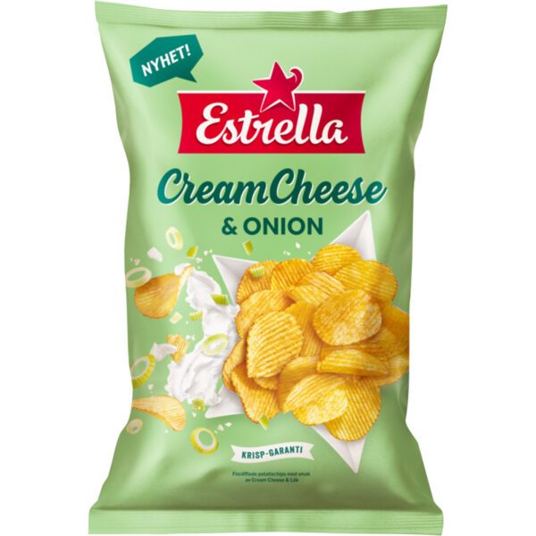 Estrella Cream Cheese & Onion Chips (175g)