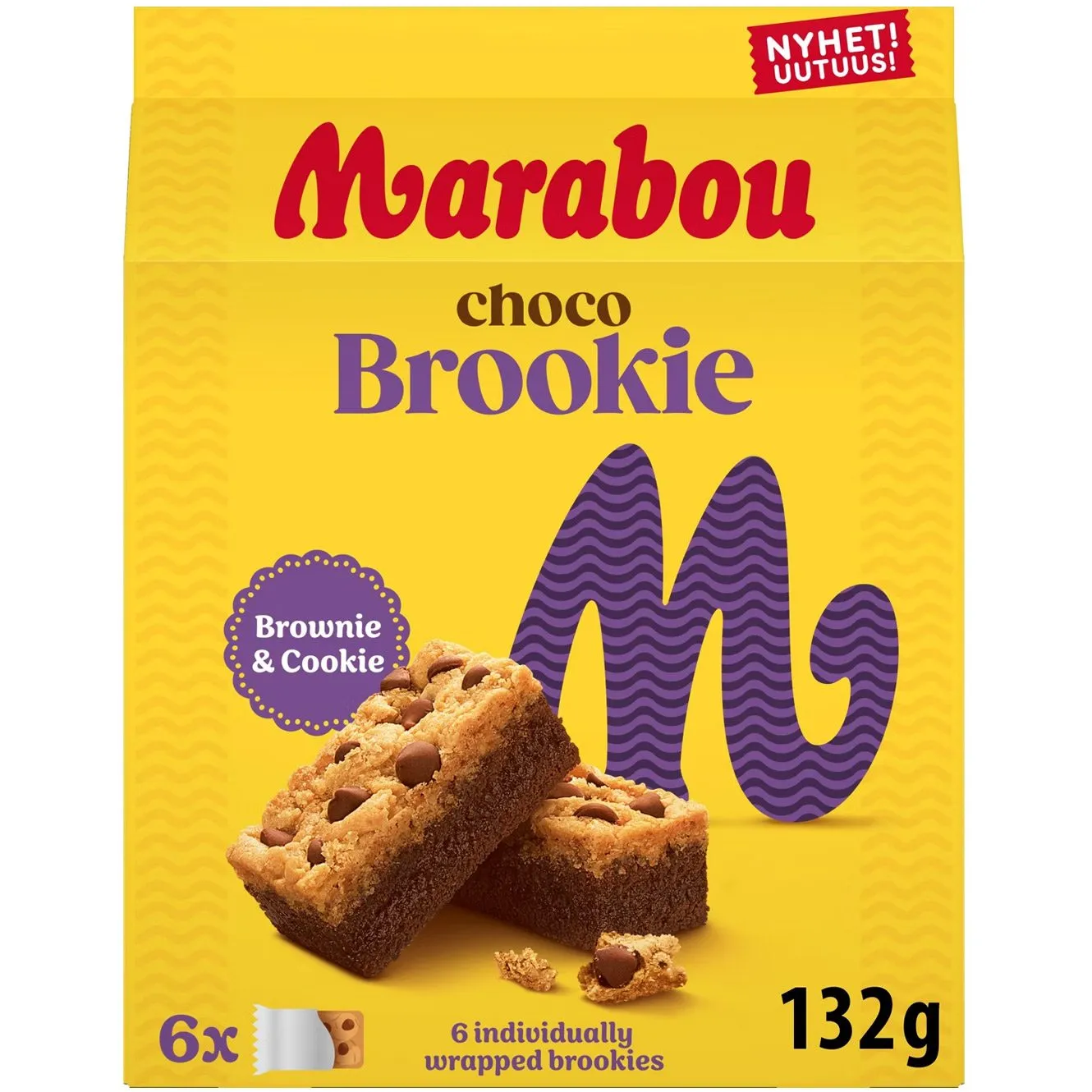 7622202029738MAR-1 Marabou Choco Brookie (132g)