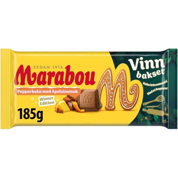 Marabou Pepparkaka med Apelsin (185g)