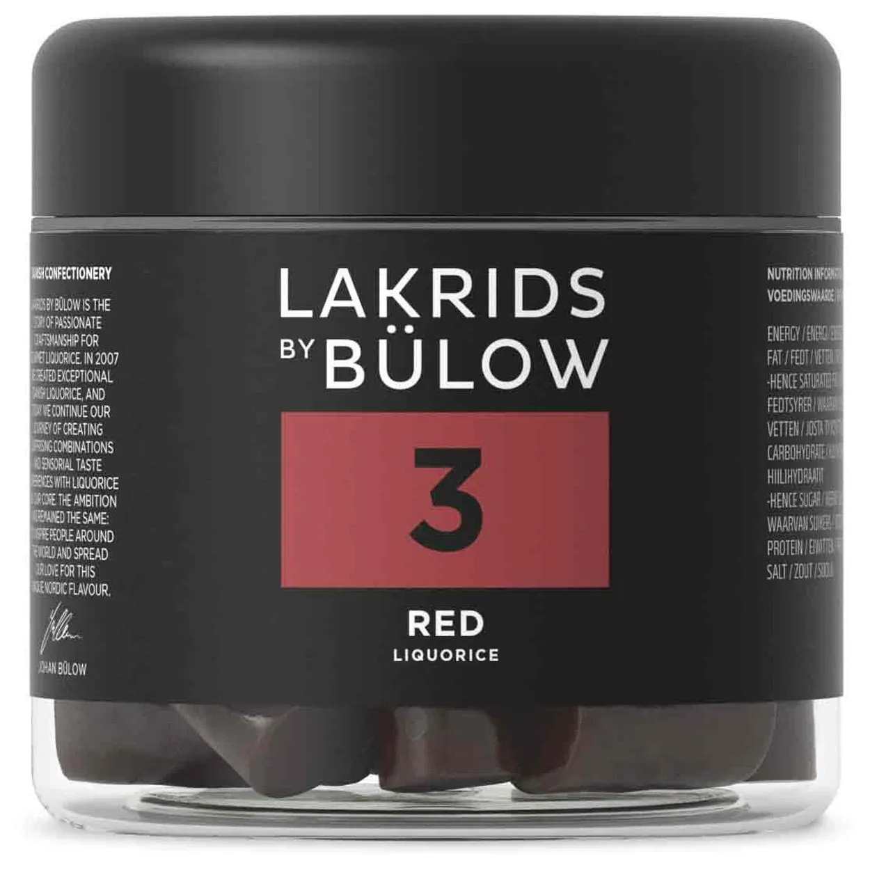 5710858000972LAK-1 Lakrids by Bülow No. 3 Red (150g)