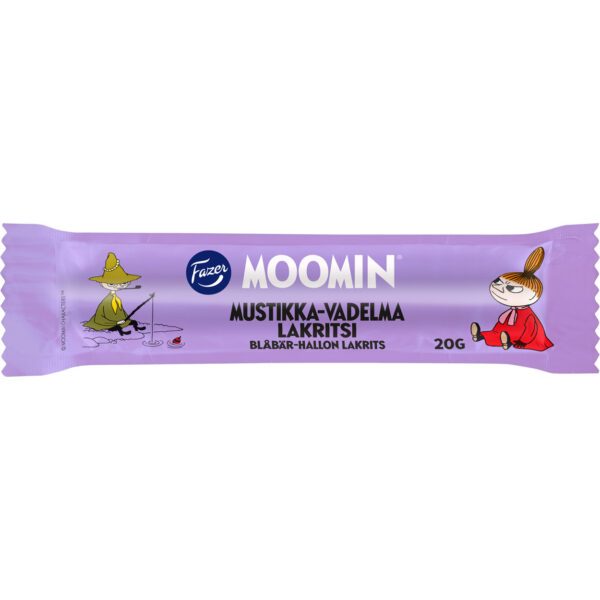 Fazer Moomin Blueberry-Raspberry Liquorice (20g)