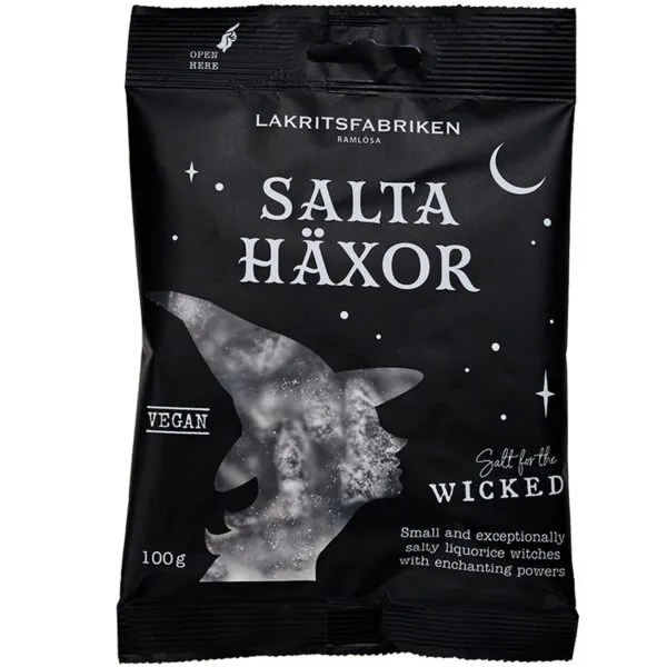 Lakritsfabriken Salt for the Wicked - VEGAN (100g)
