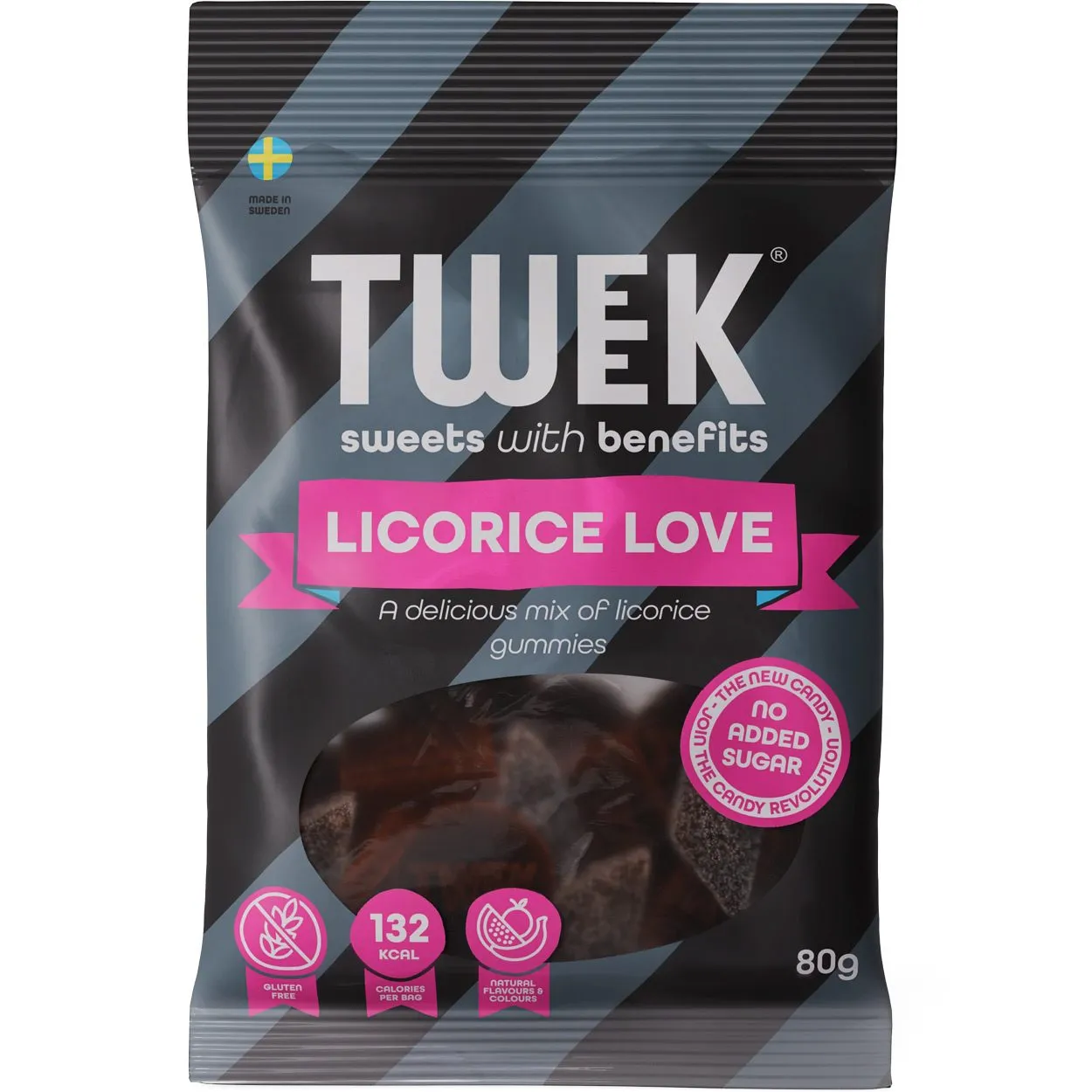 7350101604526TWE-1 Tweek Licorice Love - Zuckerfrei Lakritzliebe (80g)
