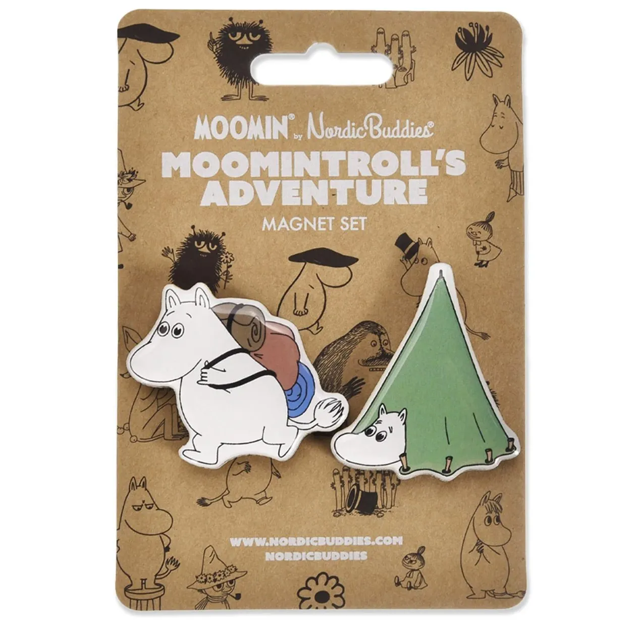 0714770425245NOB-1 Moomin - Mumintroll-Abenteuer-Charakter-Magnete