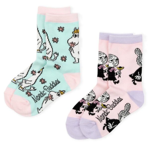 Moomin - Snorkmaiden & Little My Kinder Socken, Doppelpack (Größe 28-32)