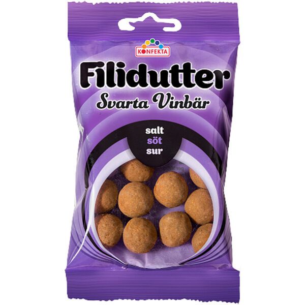 Filidutter Svarta Vinbär (65g)