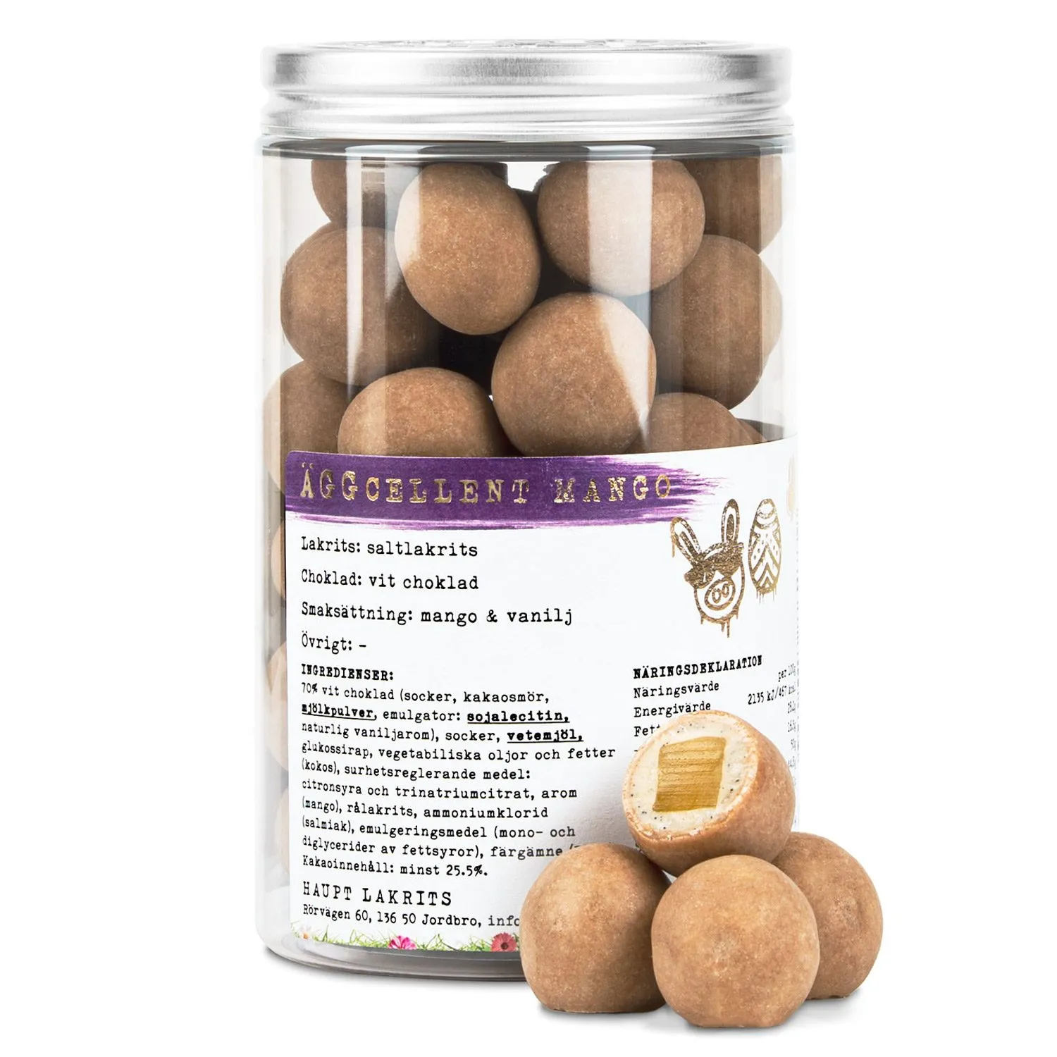 7350077862739HAU-1 Haupt Lakrits ÄGGcellent Mango Ltd. Ed. (250g)