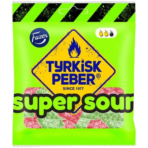Tyrkisk Peber Super Sour (80g)