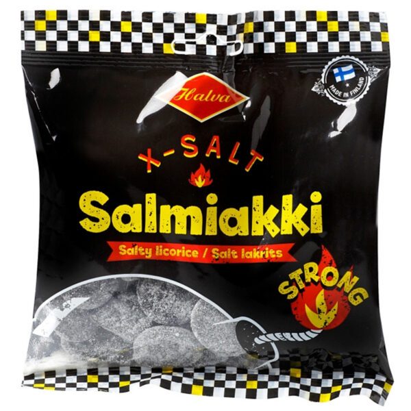 Halva X-Salt Salmiakki - stra starkes Salzlakritz (120g)