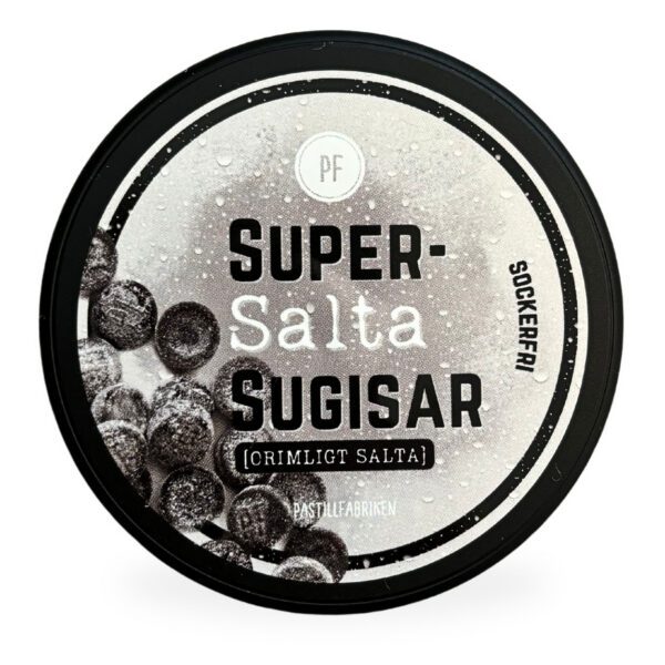 Pastillfabriken Supersalta Sugisar, Zuckerfrei (35 g)