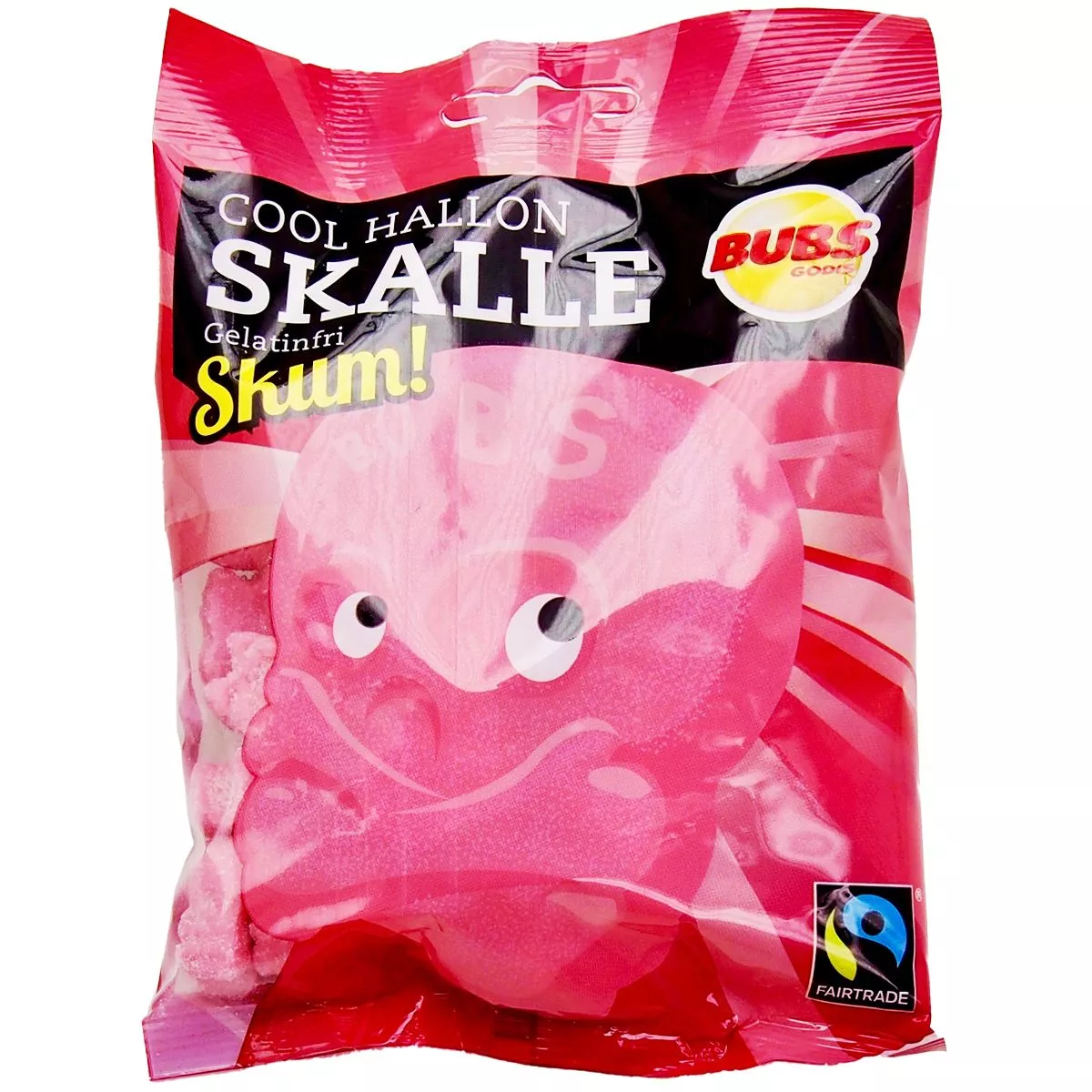 7393077181707.jpg BUBS Cool Raspberry Skalle Skum Gelatinfri (90g)