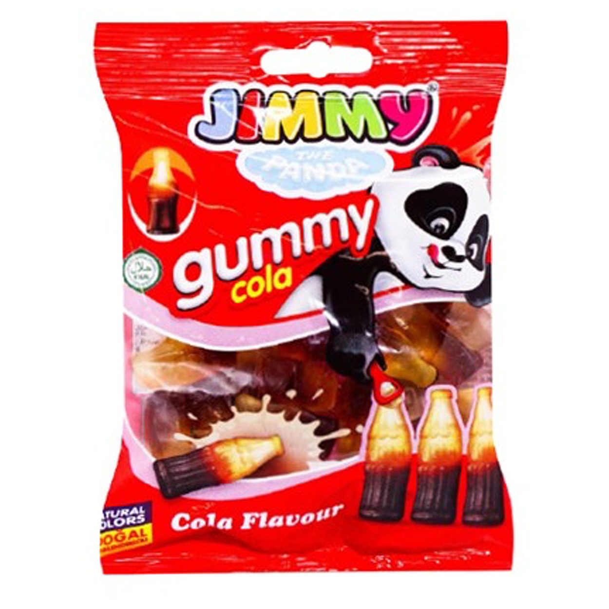Jimmy The Panda Gummy Cola – Fruchtgummi mit Cola-Geschmack (80g) (zzgl. Versand • 19,88 € / 1kg)