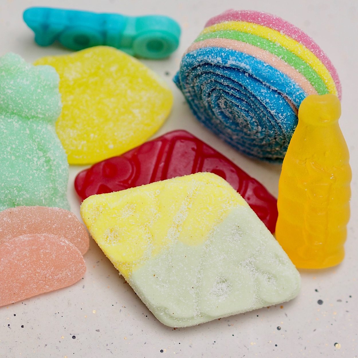 Fruchtgummimischung gelatinefrei (300g) (zzgl. Versand • 21,50 € / 1kg)