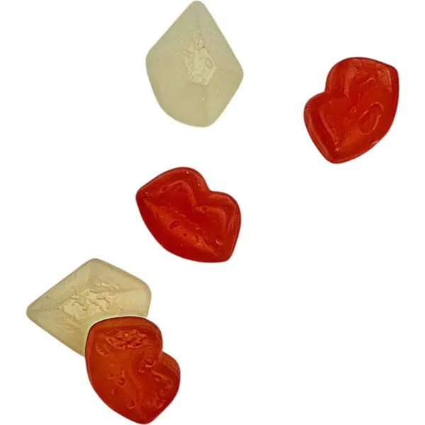 FAZER REMIX KISSES – VEGANE FRUCHTGUMMI-MISCHUNG IN KUSSFORM (300g)