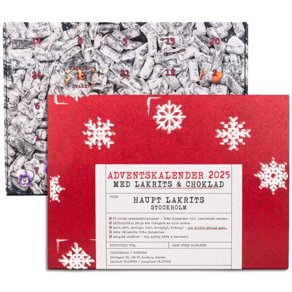 Haupt Lakrits Adventskalender 2025 – Lakritz & Schokolade mit 25 Überraschungen (375g)