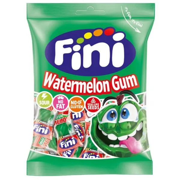 Fini Melon Bubble Gum – Wassermelonen-Bubblegum (75 g)