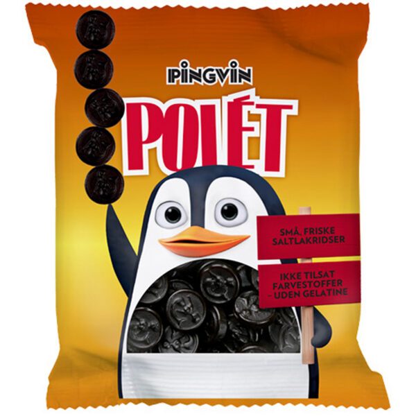 Toms Pingvin Poletter – salzige Lakritzpastillen (110g)