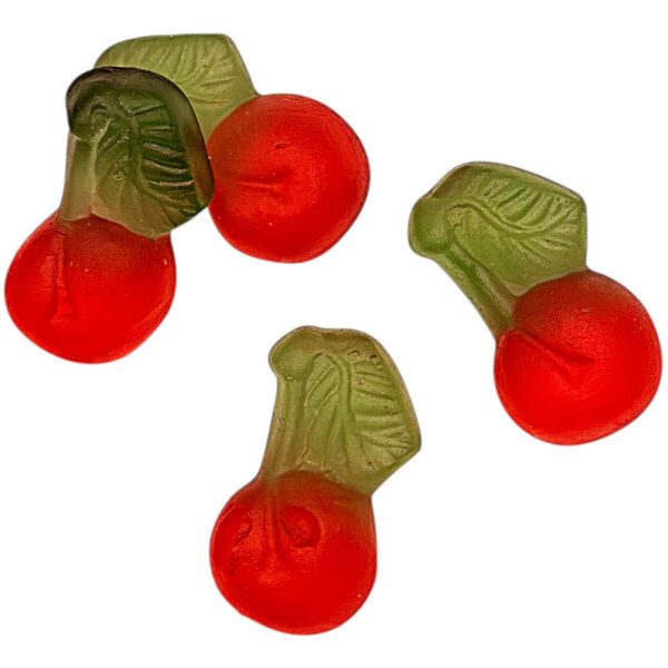 KÖRSBÄR SOCKERFRI – ZUCKERFREIE KIRSCH-FRUCHTGUMMIS