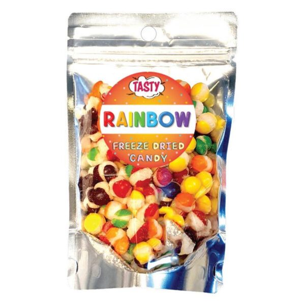 Tasty's Freeze Dried Candy Skittles Rainbow - TIKTOK-Trend - knusprige gefriergetrocknete Skittles (60g)