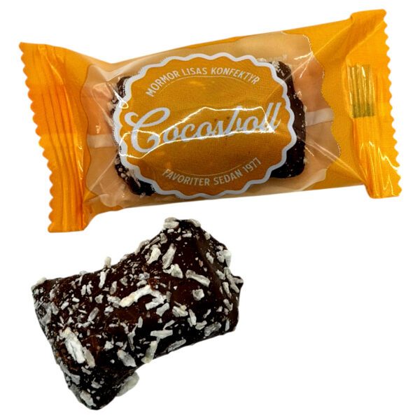 MORMOR LISAS COCOSBOLL INSLAGEN – SCHOKOLADIGES KOKOSKONFEKT