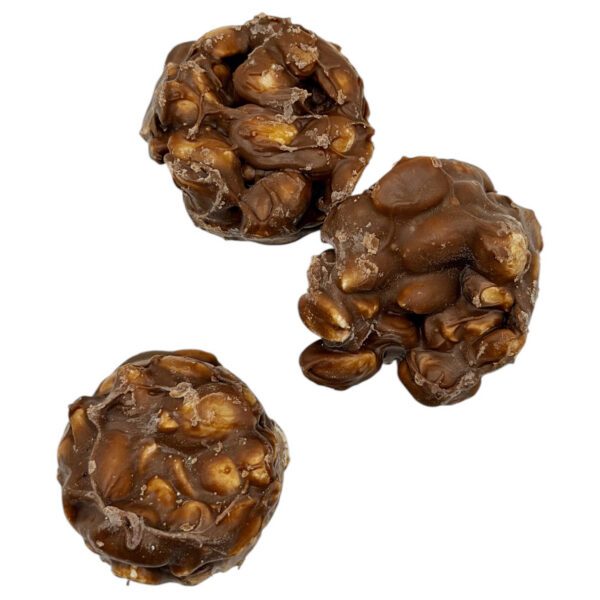 JORDNÖTSCLUSTER LJUS – ERDNUSS-CLUSTER IN HELLER SCHOKOLADE