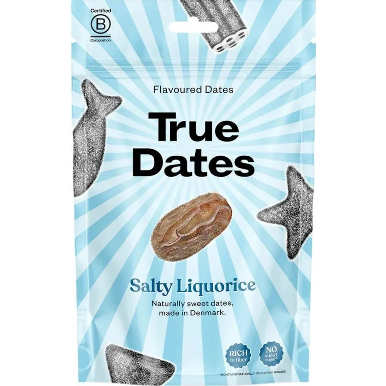 5745000657452TRU-1 True Dates Salty Liquorice – Datteln mit Salzlakritzgeschmack (70g)
