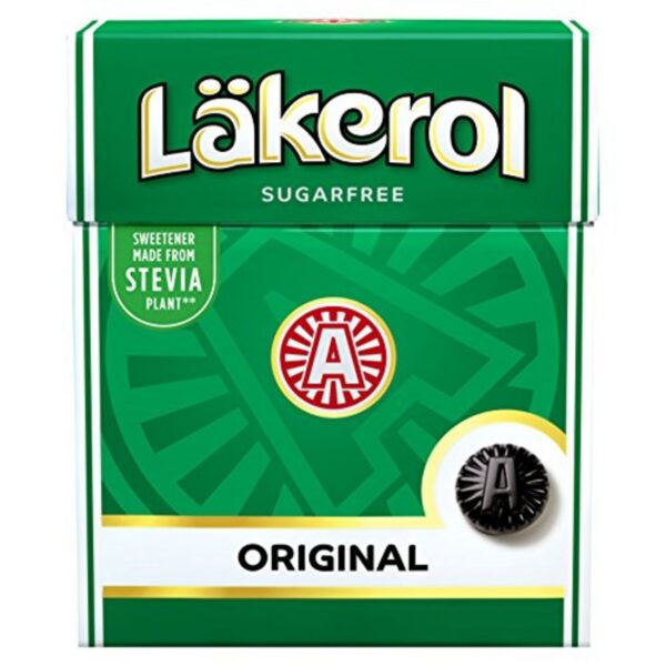 Läkerol Original – Pastillen mit Lakritz- und Mentholgeschmack (25g)