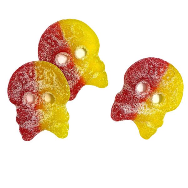 BUBS STORA SURSKALLAR (GIANT FIZZY SKULLS) - Saure Fruchgummis (300g)
