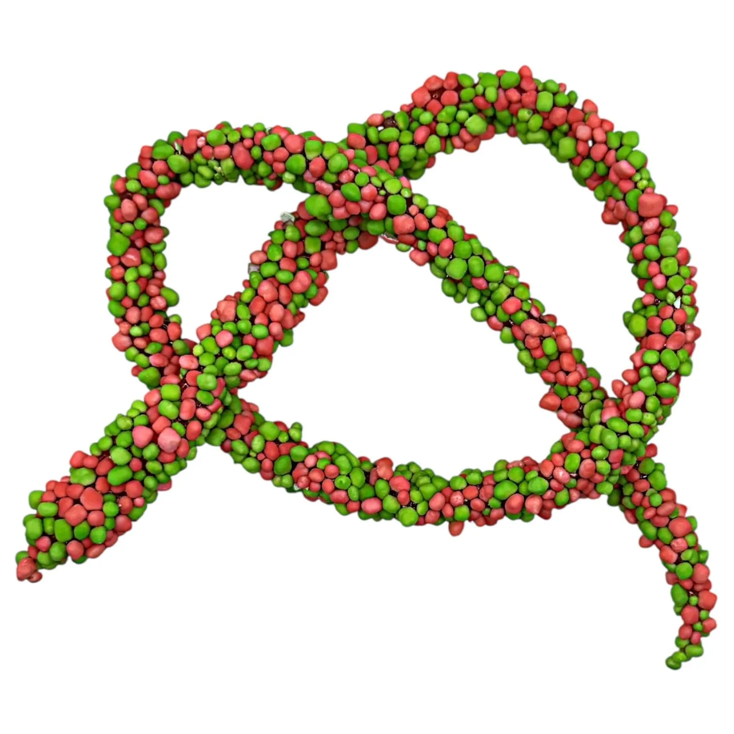 6974104805530ERT GODIS REMMAR GEEKS GREEN & PINK - Fruchtgummischlange mit Apfel- und Beerenaroma