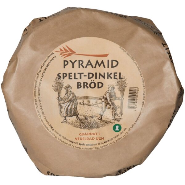 Pyramidbageriet Dinkelknäcke - Traditionelles schwedisches Knäckebrot (550g)