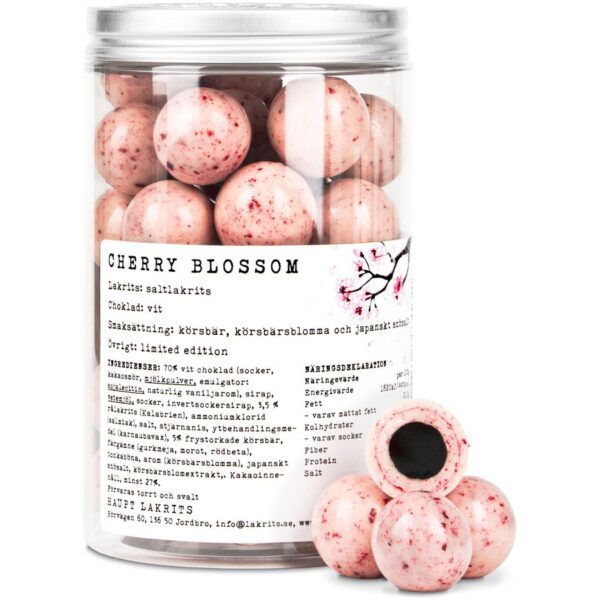 Haupt Lakrits Cherry Blossom - Salziges Lakritz mit Kirschblüte & weißer Schokolade (250g)