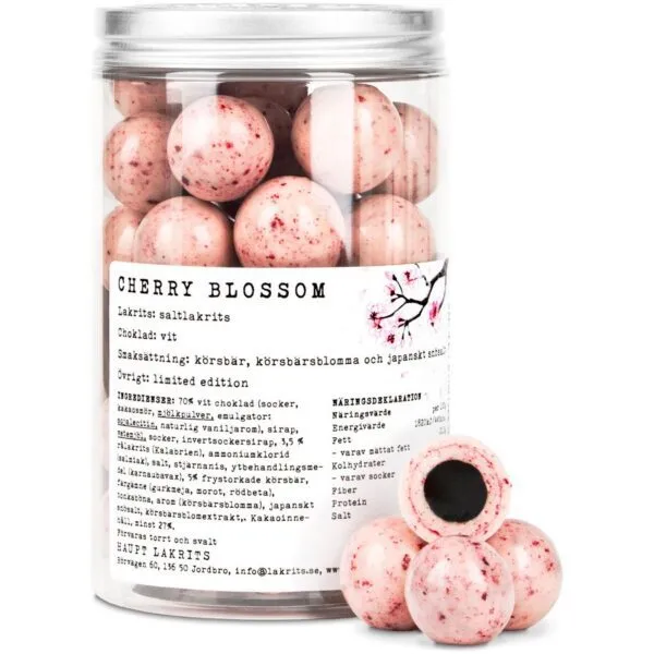 Haupt Lakrits Cherry Blossom - Salziges Lakritz mit Kirschblüte & weißer Schokolade (250g)