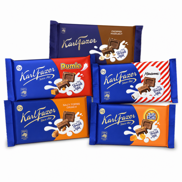 Fazer Schokoladen 5-Fach Genuss Paket (725g)