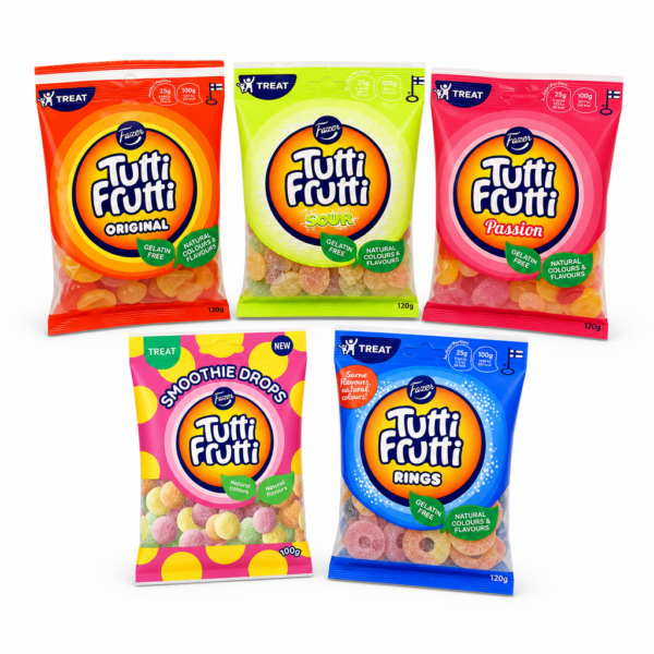 5er Fazer Tutti Frutti Entdecker-Set (580g)