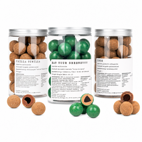 Haupt Lakrits Trio Love - Schwedische Lakritzvielfalt (750g)