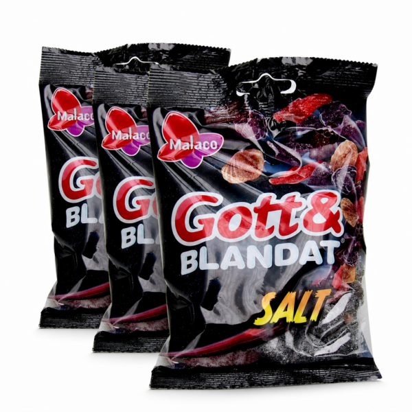 Malaco Gott & Blandat Salt 3er Vorratspack (450g)
