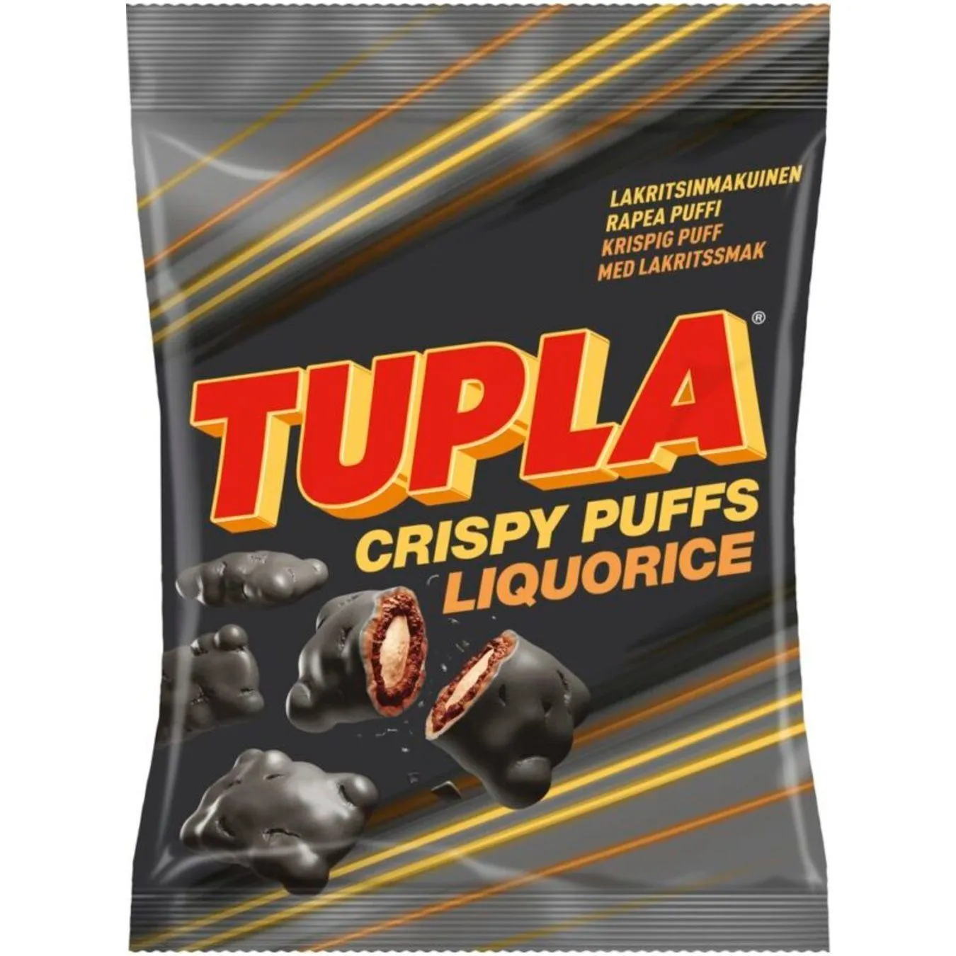 6420256911594CLO-bild-20260828-130725 Tupla Crispy Puffs Liquorice - Knusprige Schokopuffs mit Lakritz (140g) – Bild 1