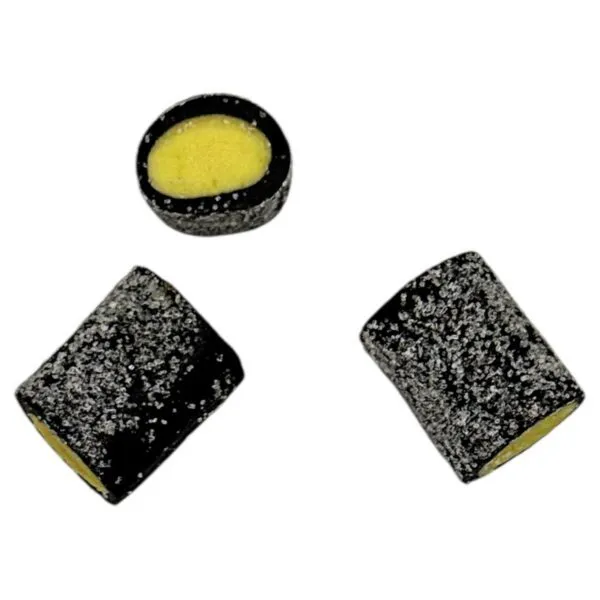 PORVOON LAKRITZI SITRUUNA NOITAPUTKI - Salmiak-Lakritz mit Zitronenfüllung (300g)