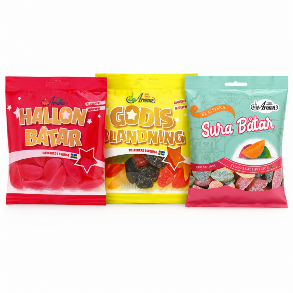 Aroma Dreierpack: Boote und Süßes (240g)