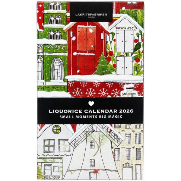 Lakritsfabriken Lakritz-Adventskalender 2026 - Adventskalender mit 24 glutenfreien Lakritzspezialitäten (720g)