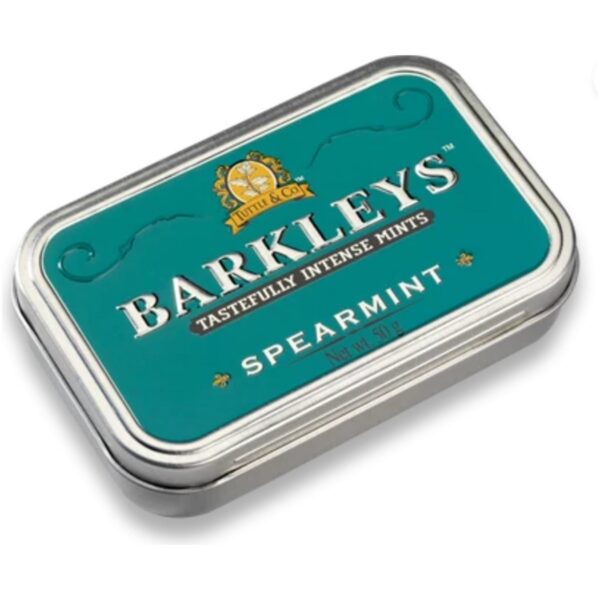 Barkleys Spearmint - Pfefferminzbonbons in Metalldose (50g)